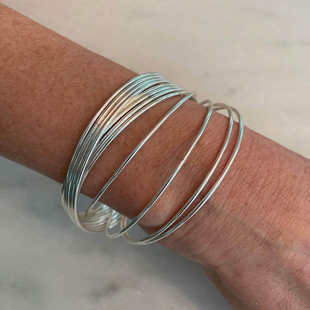 Silver bangles - Picture 4 of 4